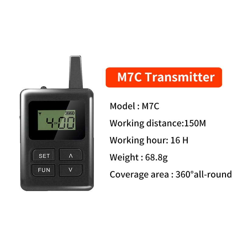 self guided audio guide transmitter picture