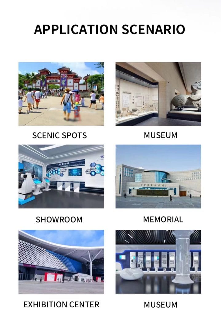 Smart tour guide rental cabinet application scenario picture
