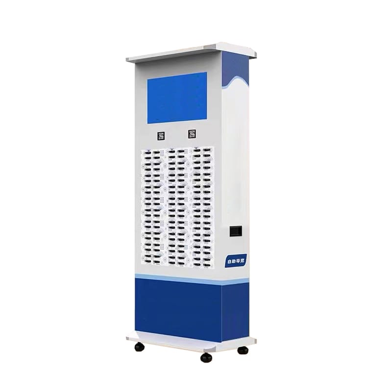 self-service audio guide rental cabinet show to customers picture