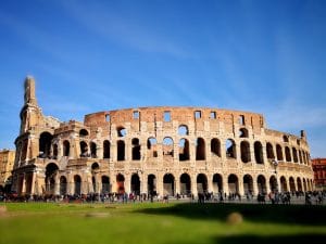 the Colosseum in Rome