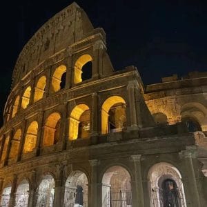 the Colosseum in Rome