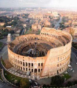 the Colosseum in Rome