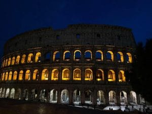 the Colosseum in Rome