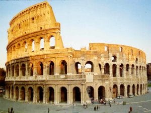 the Colosseum in Rome