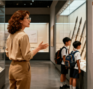 Zonal Interpretation System: Making Off-campus Learning at Museums both Interesting and Efficient