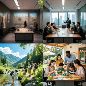 wireless interpretation equipment is used for different places