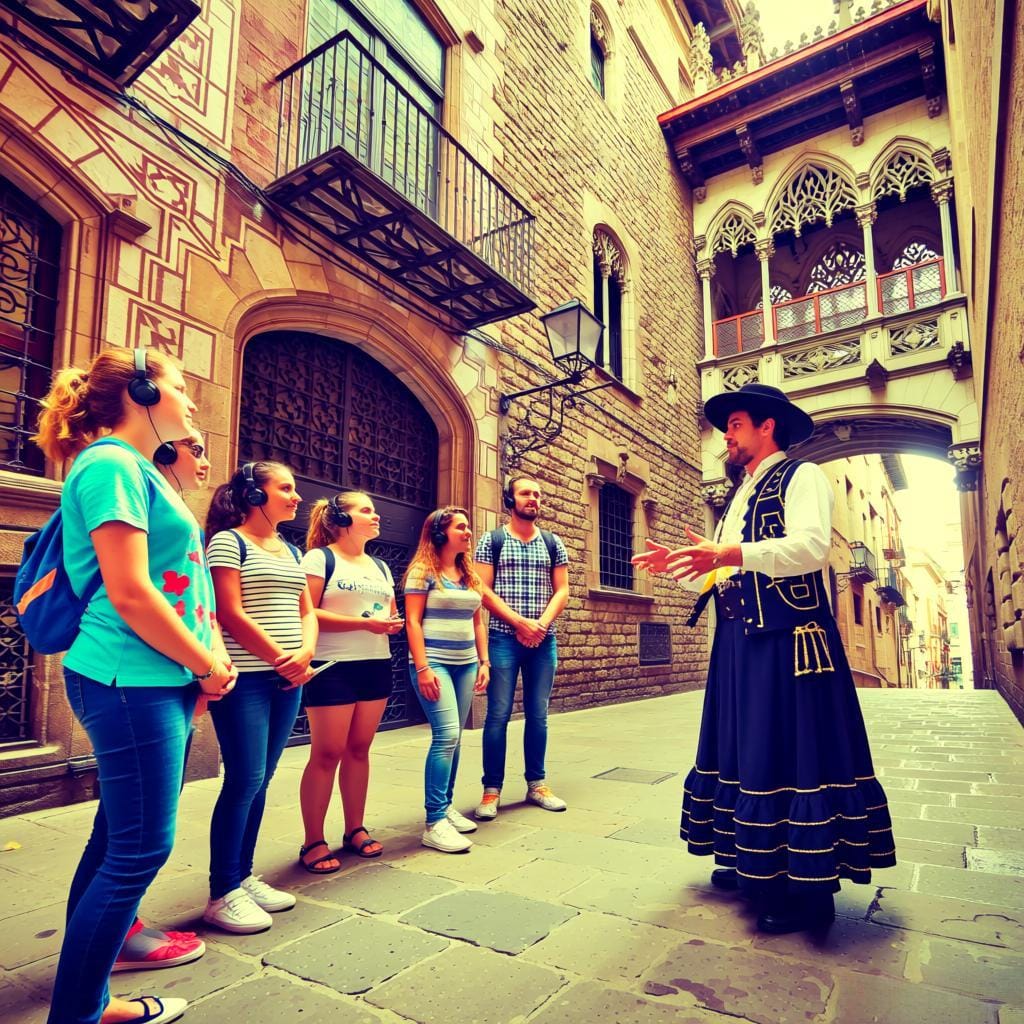 Traditional audio guide