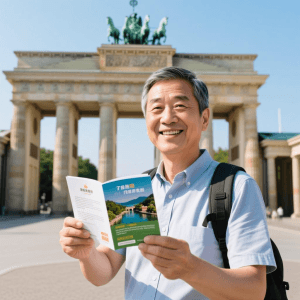 people visit scenic spots