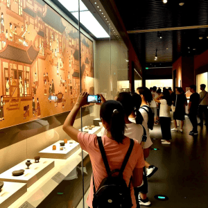 People visit museums.