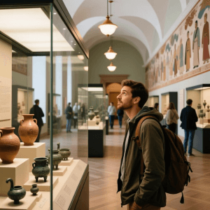 people visit museums
