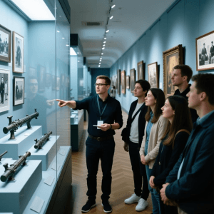 people visit museums
