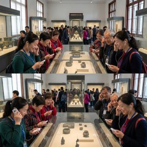 self-service audio guide device