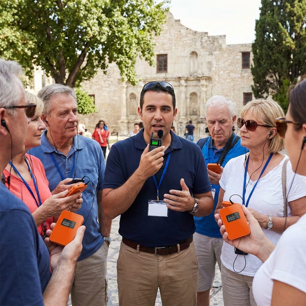 wireless tour guide system