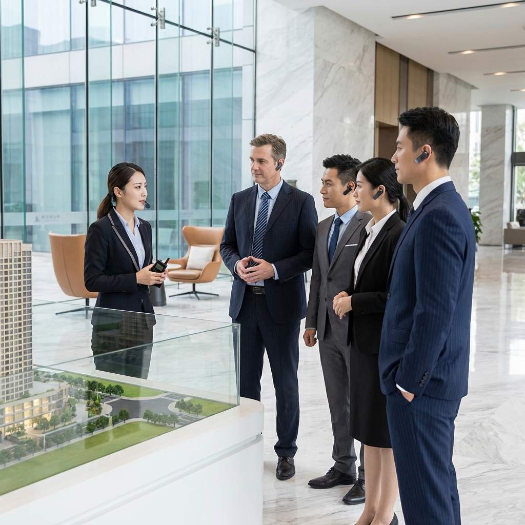 Yingmi Wireless tour guides system are utilized in government and enterprise reception scenarios.