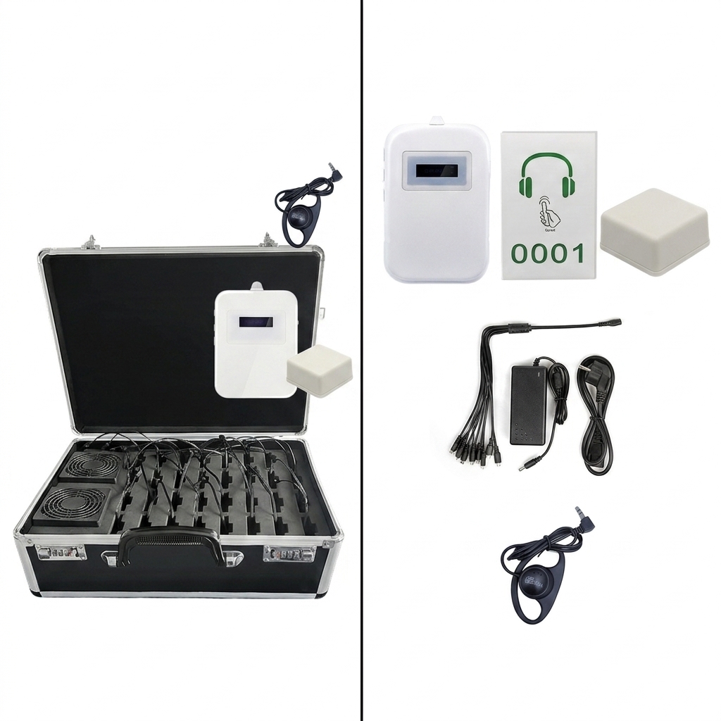 C7 audio guide system VS M7 audio guide system