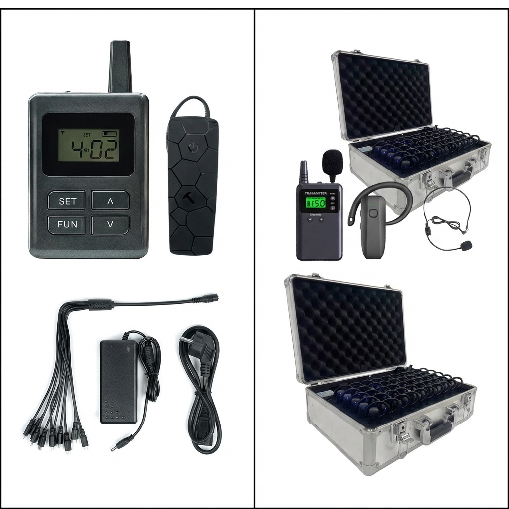 E8 tour guide device VS L8 tour guide device 