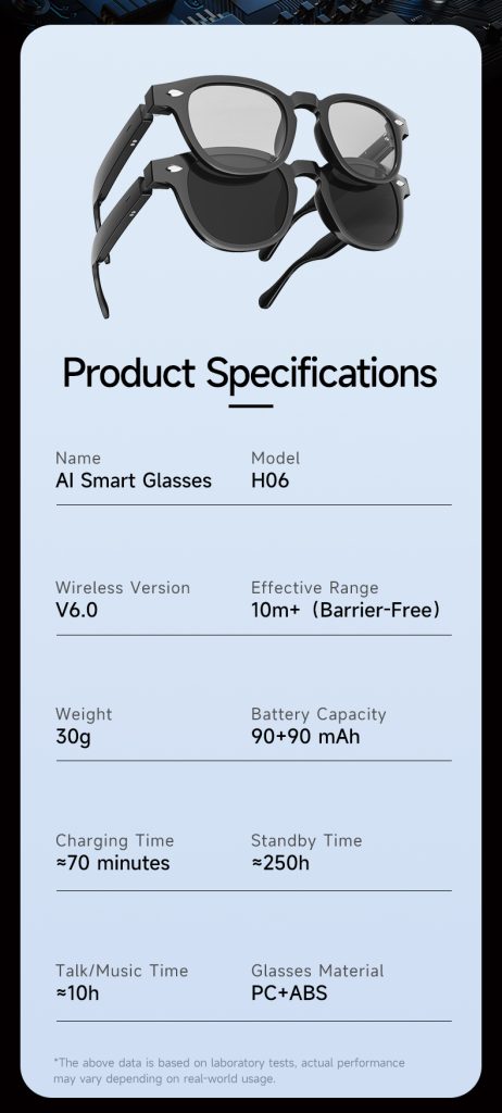 H06 Smart AI Glasses
